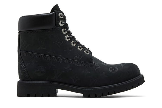 Louis Vuitton x Timberland 6 Inch Ankle Boot 'Embossed Monogram - Black