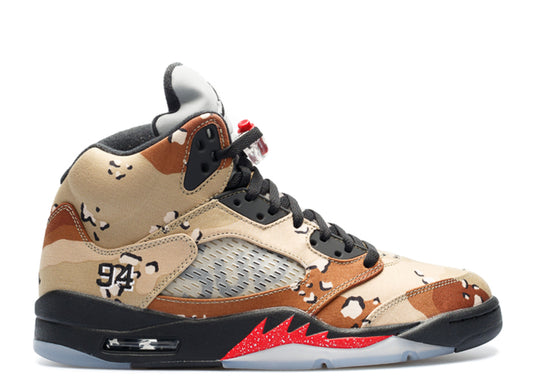Supreme x Jordan 5 Retro 'Desert Camo' Air Jordan