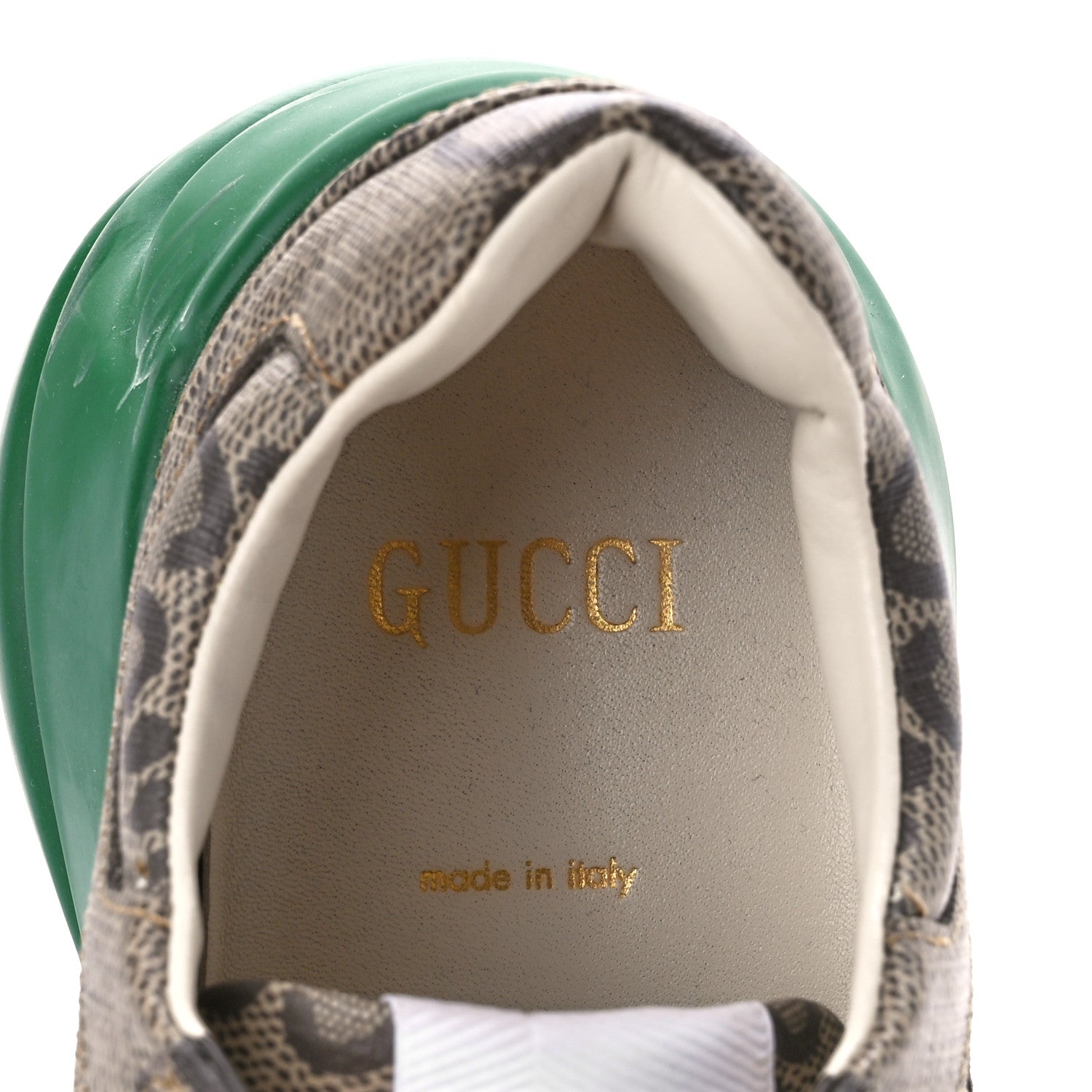 Gucci Sneakers  Rhyton Beige Ebony Gg Supreme Shoes
